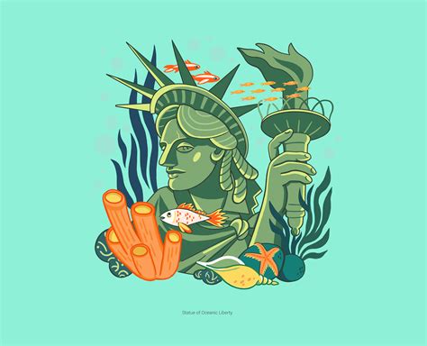 Special Project The Statues Of Liberty By Sketchy Digital Studio On Dribbble