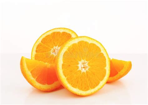 Orange Halves And Wedges Stock Photo Image Of Halves 53126568