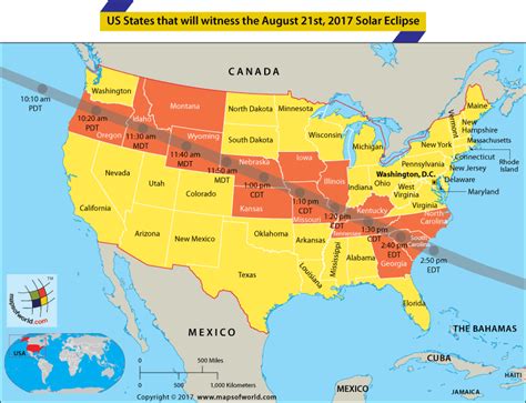 Total solar eclipse at sea: Solar Eclipse 2017 Map - Total Great American Solar ...