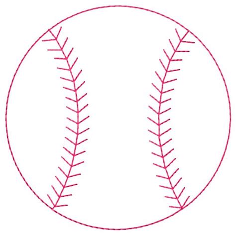 Baseball Outline Free Download On Clipartmag