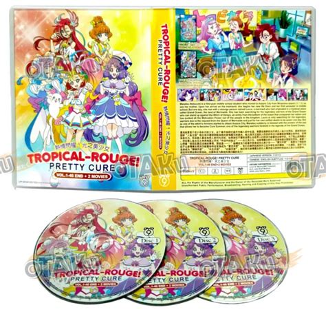 Tropical Rouge Pretty Cure Anime Tv Series Dvd 1 46 Eps 2 Movie