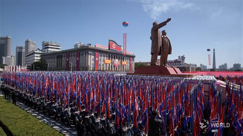 North Korea Holds 70th Anniversary Parade Without Icbms Thai Pbs World