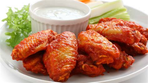 Buffalo honey hot wings are the perfect appetizer for a crowd! Berkot's Super Foods - Recipe: Buffalo Chicken Wings