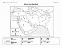 Middle East Map Quiz/Worksheet by History Literacy | TpT