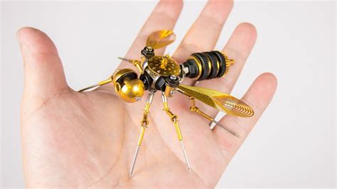 How To Assemble Insect Models With Metallic Materials Youtube