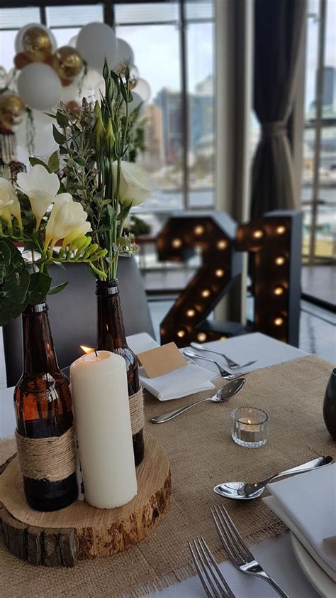 50+ table decorations 21st birthday for a fun and festive party