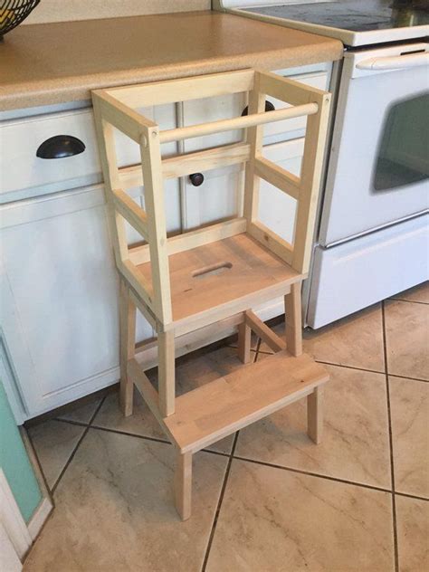Lowest prices and largest range of #ikea furniture store in new zealand, wellington, hamilton, manukau. Montessori Kitchen Helper stool / toddler tower / wood ...