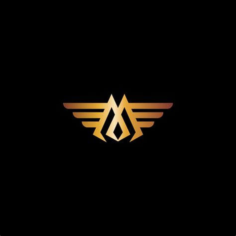 Letter t hairstyle letter e hairstyle letter k hairstyle letter p hairstyle letter w hairstyle. Letter M Wings luxury logo design concept template ...