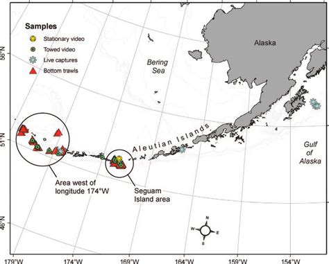 Tanam unangaa, literally land of the aleuts, possibly from chukchi aliat, island. Map showing study locations in the Aleutian Islands and ...