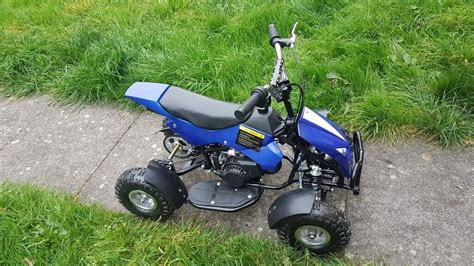 Kids Mini 49cc50cc Quad Bike Atv Blue In Cambuslang Glasgow Gumtree