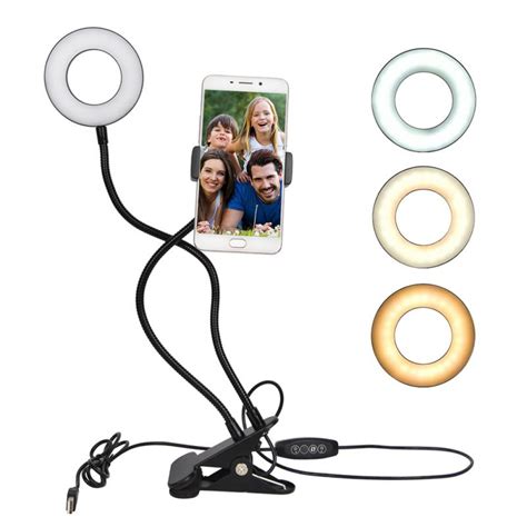 Kleuren Led Licht Selfie Ring Licht Met Flexibel Grandado