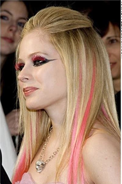 Avril Lavigne Hair Eyeliner Styles Punk Eyeliner