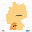 StepMap - Heidelberg - Landkarte für Deutschland