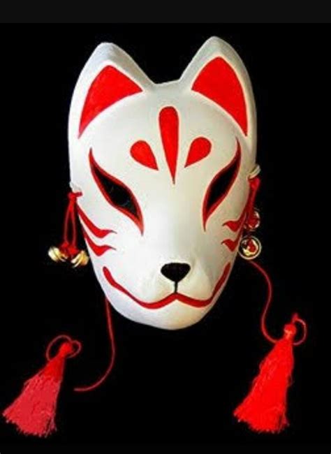 ς̂ Masque Kitsune Masque Japonais Masque De Renard Japonais
