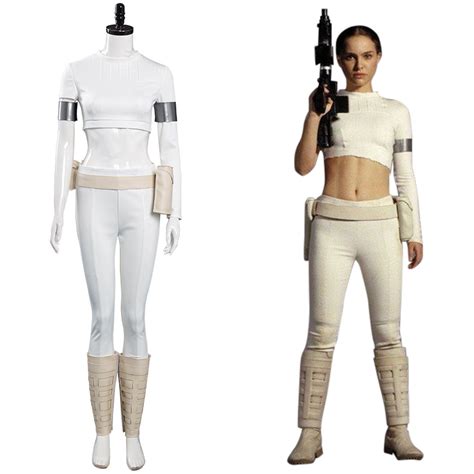 Star Wars Padme Amidala Halloween Carnival Suit Cosplay Costume Outfit