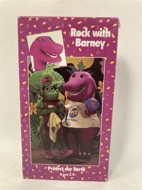 Barney Rock With Barney Vhs 1991 Vintage Oop Original Release Protect