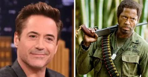 Robert Downey Jr Doesnt Regret Wearing Blackface For His Role In Tropic Thunder