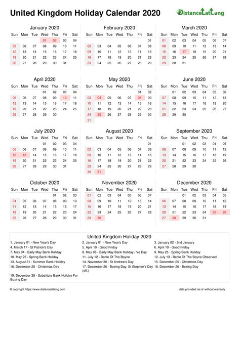 Calendar Horizintal Week Underline With Month Split Sunday To Saturday