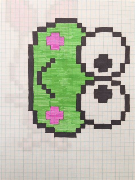 Dibujos De Minecraft Para Dibujar En Hoja Cuadriculada Paginas Para Images