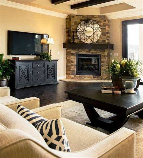 50 Best Corner Fireplace Ideas In The Living Room 43 Corner Fireplace
