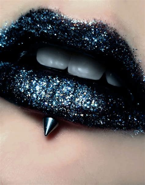 Girls Glitter Lips Glow And Lipstick Image 271920 On