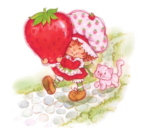 Strawberry Shortcake Cartoon Aesthetic