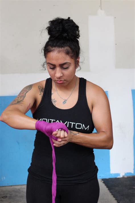 I watched boxing with my father. Selina Barrios Training Camp Quotes & Photos For Her ...