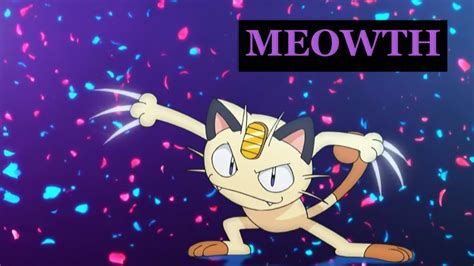 Pokemon Black And White Team Rocket Meowth Youtube