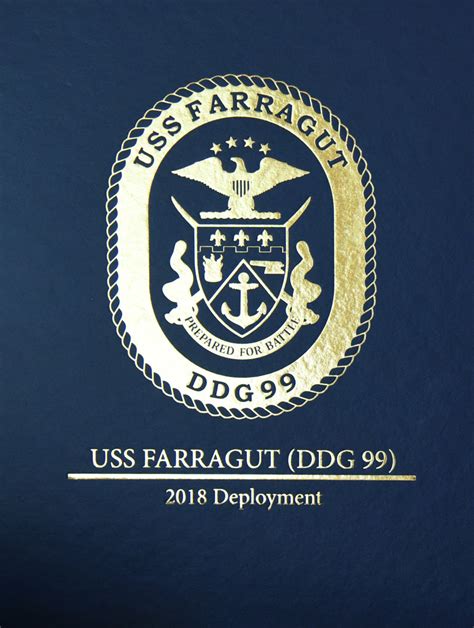 Uss Farragut Ddg 99 2018 2019 Deployment Cruisebook Bluewater