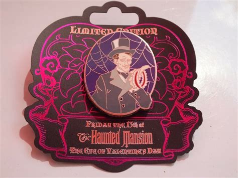 Disney Pin Wdw Friday The 13th At The Haunted Mansion Frank Le