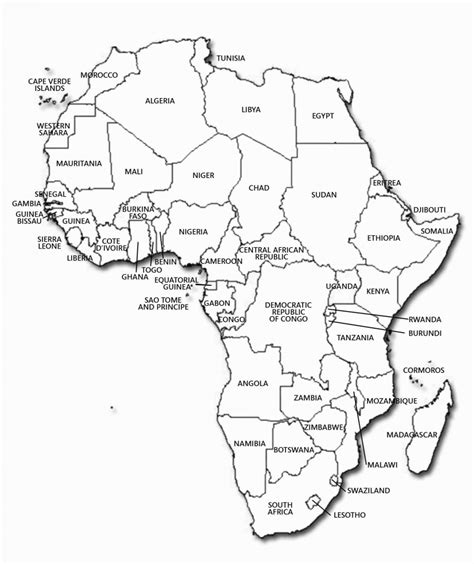 Maybe you would like to learn more about one of these? Printable Political Map Of Africa | Printable Maps