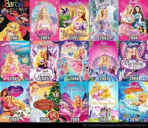 The Barbie Movie Collection The Originals Barbie Movies Barbie Movies List Barbie Vlr Eng Br