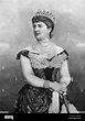 Margarita de Saboya, reina de Italia, ilustración histórica circa 1893 ...