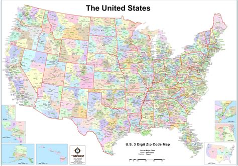 Us Zip Code Map Map Of The World