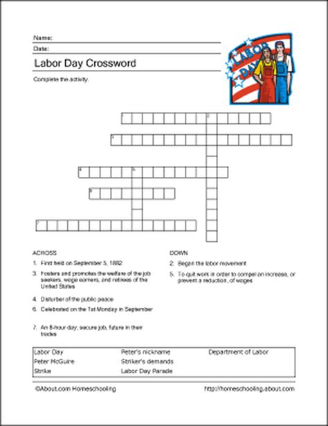 Learn About Labor Day With Free Printables Labor Day Crafts Labour