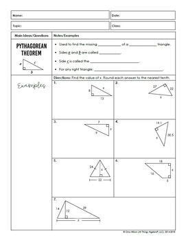 Pythagorean theorem gina wilson 2014 answer key. Right Triangles and Trigonometry (Geometry Curriculum ...