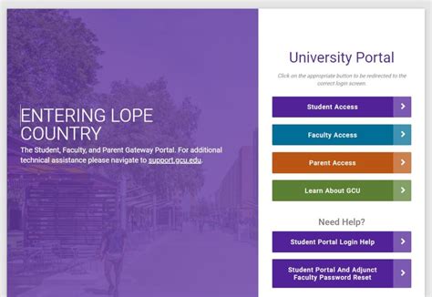 Gcu Student Portal Login