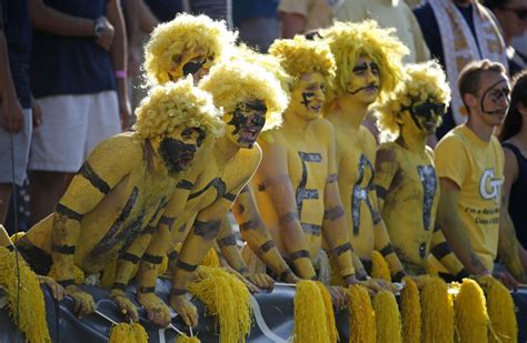 Hot College Football Fans In Body Paint Outsports