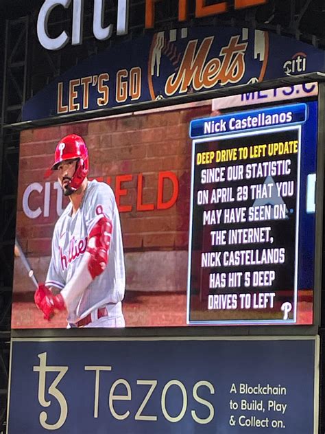 The Citi Field scoreboard operator doesn’t miss. : baseball