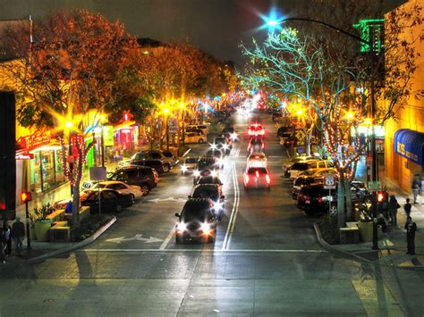 Downtown Burbank At Night Hdr Photo Of Downtown Burbank C Flickr