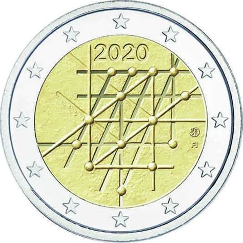 Finland 2 Euro Coin 100 Years University Of Turku 2020 Euro Coins