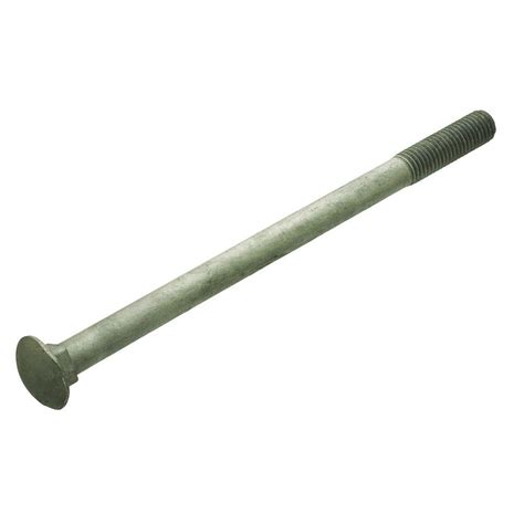 Everbilt 12 In 13 Tpi X 14 In Galvanized Carriage Bolt 809286 The