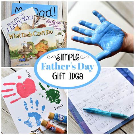 Here you will find an have a canister of flour ready (how much you need depends on how many balls you make). Simple Father's Day Gifts from Kids - Fun-Squared