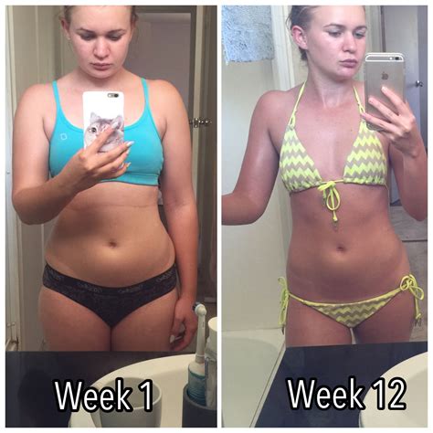 Before And After Photos Of Completing Kayla Itsine S Week Bikini Body Guide Bikini