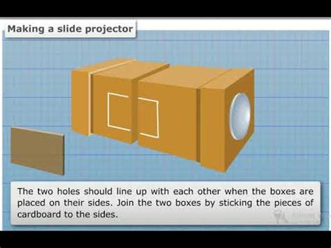 Maybe you would like to learn more about one of these? How to make a Slide Projector - YouTube