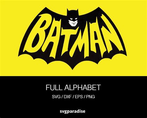 If this vectors are not what you are looking for try searching for a simpler, general or. Batman Alphabet Svg Batman Cuttable Svg Svg Eps Dxf