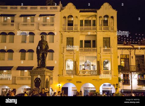 The Statue Of Pedro De Heredia In One Of The Main Squares Of The