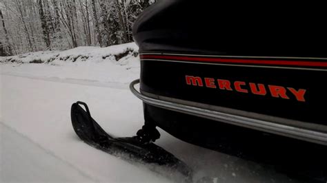 1970 Mercury 250 Er Snowmobile Ride 3 18 17 Youtube