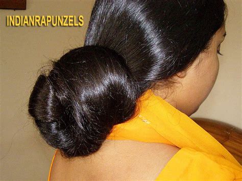 Her 122 high resolution photos with her mega bun presented by indianrapunzels 29 best Big hair bun images on Pinterest | Long hair, Big ...