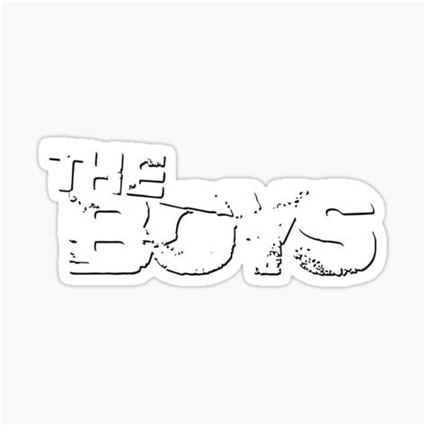The Boys Logo Superheroes Sticker For Sale By Adwardawler Redbubble